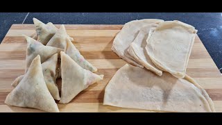 How To Make Samosa PastryFor BeginnersNo RollingNo Oven Tutorial [upl. by Soisanahta186]