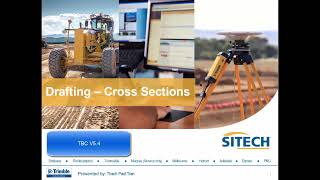 Drafting Cross Sections in Trimble Business Center V54 [upl. by Munson]