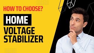 How to Choose a Voltage Stabilizer for Home Important Tips you Should Know [upl. by Pompei435]