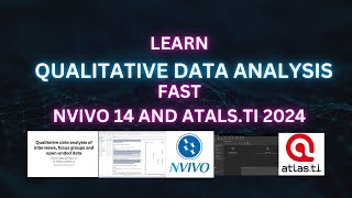 Learn qualitative data analysis using NVivo and ATLAS ti [upl. by Sel]