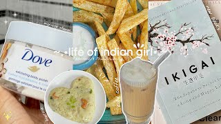 Day in my life 🌿🧋 Aesthetic vlog Indian  life of introvert girl  Productive and chill vlog [upl. by Aleit]