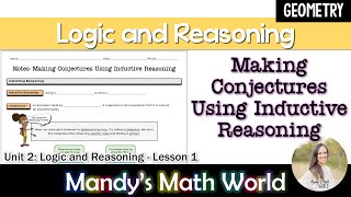 Making Conjectures Using Inductive Reasoning [upl. by Adnorat193]