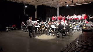 Sandbach School Concert Orchestra with Fodens Band  Lord of the Dance [upl. by Brit]