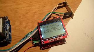 RDA5807 FM radio with RDS info on Nokia 5110 display using Arduino [upl. by Rodmur343]