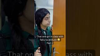 Part2 did you have such a girl with thousands of pin in your class 😂 youtubeshorts school [upl. by Aihsekal]