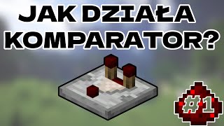 JAK działa KOMPARATOR w MINECRAFT  Redstone 1 [upl. by Utica575]