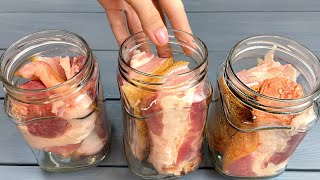 Legen Sie einfach das Fleisch in das Glas Leckere Fleisch Vorspeise ist fertig [upl. by Robinett]