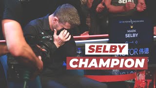 The Emotional Moment Mark Selby Became Champion  2022 BetVictor English Open [upl. by Ahen834]