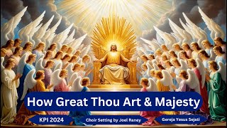 How Great Thou Art  Majesty  Choir Setting by Joel Raney  KPI GYS 2024  SATB [upl. by Fulvia]