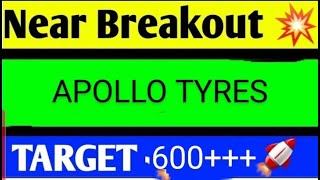 APOLLO TYRES SHARE LATEST BEWS TODAYAPOLLO TYRES SHARE TARGETAPOLLO TYRES SHARE ANALYSIS [upl. by Atiuqram890]