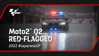 Moto2 Q2 Redflagged 🚩 due to weather conditions  2022 JapaneseGP [upl. by Ahsinor]