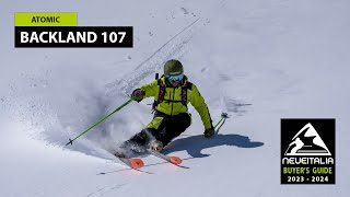 Atomic Backland 107  NeveItalia  Ski Test  20232024 [upl. by Adnawyt186]