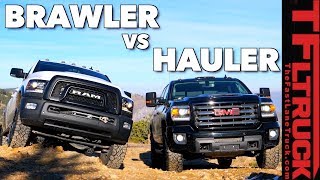 Heavy Weight OffRoad Smack Down GMC Sierra HD vs Ram Power Wagon [upl. by Sivad]