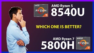 AMD Ryzen 5 8540U vs AMD Ryzen 7 5800H Technical Comparison [upl. by Lettie299]