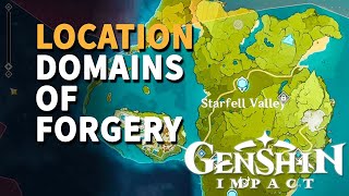 Genshin Impact Domain of Forgery Location Guide [upl. by Aytac]