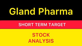 GLAND PHARMA STOCK TARGET ANALYSIS 🔺 GLAND PHARMA SHARE NEWS  GLAND PHARMA ANALYSIS 311024 [upl. by Atinele]