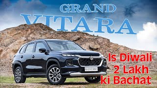 New 🔥GRAND VITARA Base Model 2024 Updated ❤️ Maruti Suzuki GRAND VITARA sigma White Colour Review [upl. by Acalia]