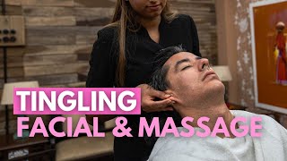 💈Tranquil Indian ASMR Face Massage [upl. by Esertap846]