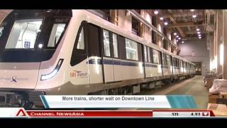 LTA buys 15 more trains for new Downtown Line  28Mar2013 [upl. by Charity]