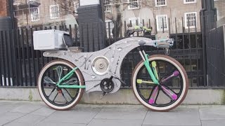 Bike built from upcycled kitchen gadgets [upl. by Levesque]