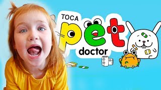 Adley App Reviews  Toca Pet Doctor  pretend play VET [upl. by Hoem]