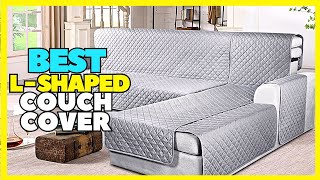 Top 5 Best L Shape Sofa Covers 2023 Sectional Couch Slipcovers [upl. by Hussein]