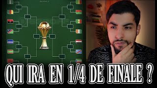 Qui ira en 14 de finale de la CAN 2024   Pronostics 18ème de finale [upl. by Adnuahsor]