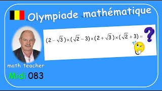 Olympiade mathématique Midi 083 [upl. by Ayita]