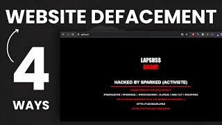 4 Ways Hackers Use To Deface A Website [upl. by Linda741]