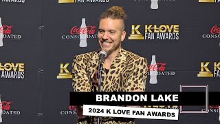 Brandon Lake Talks Relationship with KB Touring Praise Success amp More [upl. by Cacia]