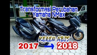 Review Lengkap Detail Perbedaan dan Perubahan Yamaha Nmax Hitam 2017 dan 2018 [upl. by Pollux]