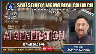 CHURCH SERVICE LIVE  AI GENERATION  OCTOBER 19 2024 [upl. by Rachael]