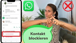 KONTAKT AUF WHATSAPP BLOCKIEREN  Android [upl. by Arze810]