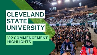 Cleveland State University Spring Commencement 2022 Highlights  social [upl. by Hendry]