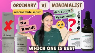 The Ordinary vs Minimalist Niacinamide Serum Which Serum is the Best for Your Skin  Honest Review [upl. by Inaffyt]