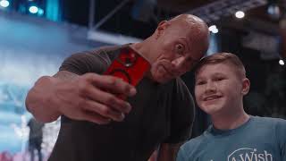 The Rock Meets Special MakeAWish Kids PART 4 [upl. by Chalmer318]