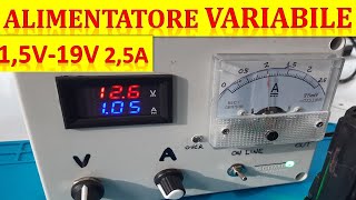 Costruire un Alimentatore Variabile da Laboratorio con Tensione e Corrente regolabili da 119v 25A [upl. by Imnubulo]