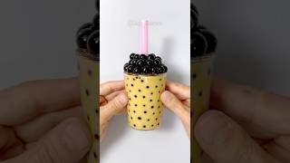 역재생 버블티 말랑이⏪⏪⏪Reverse Play🧋Boba Tea Squishy DIY with Nano Tape 실리콘테이프 [upl. by Elgna]