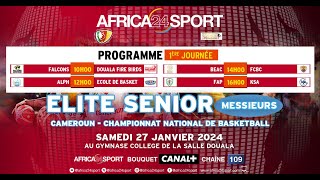 🔴En direct  Basketball  Cameroun  1ère Journée du Championnat National Élite Séniors Messieurs [upl. by Kayla509]