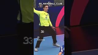 Best penalty save in handball 💫🥅 bestofhandball handball trending handballhighlights sportsball [upl. by Erehpotsirhc]