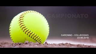 Softball IN DIRETTA Caronno  Collecchio [upl. by Lethia]