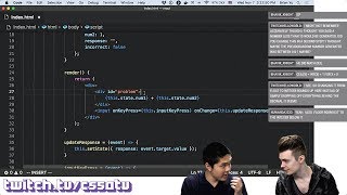 REACT BASICS  CS50 on Twitch EP 8 [upl. by Orelle]