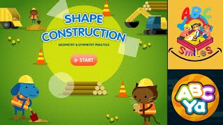 ABCYA  Shapes Construction Geometry amp Symmetry Puzzle Game [upl. by Island715]