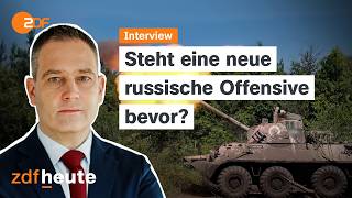 Russische Armee rückt in der Ukraine vor  Militärexperte Gressel warnt vor Trump  ZDFheute live [upl. by Yedrahs]