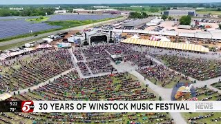 Winstock County Music Festival celebrates its 30th anniversary [upl. by Suolkcin396]