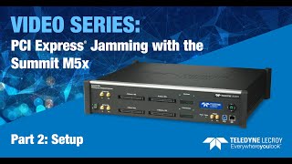 Summit M5x Jammer Part 2  Setup [upl. by Sanborne]