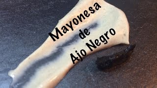 Como se hace la Mayonesa de huevo con Ajo Negro [upl. by Liemaj]