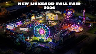 The New Liskeard Fall Fair Carnival 2024 With Rides At Night [upl. by Hcelemile91]