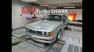 BMW E24 635csi Turbo Build  Part 8  New Turbo Manifold  Power Run [upl. by Aleacem]