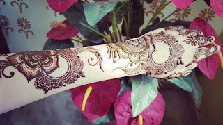 Diwali special mehndi design for backside of hand 2017 1 [upl. by Cornwall]